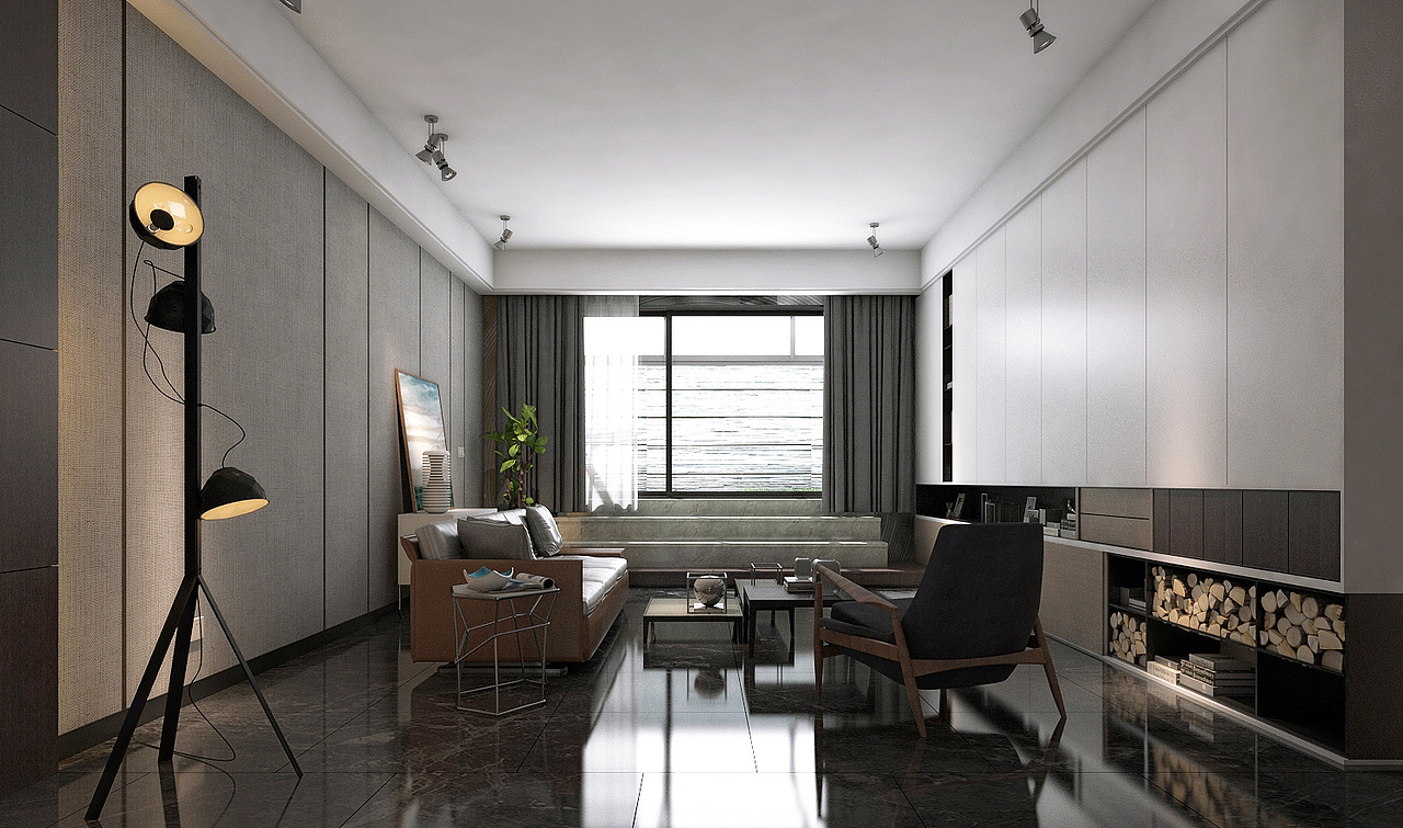 锦绣福源复式带地下室住宅设计——新中式（图ZMzU5MDMxMjAw） - 家装设计 - 站酷设计师吴玥原创素材 - 站酷ZCOOL