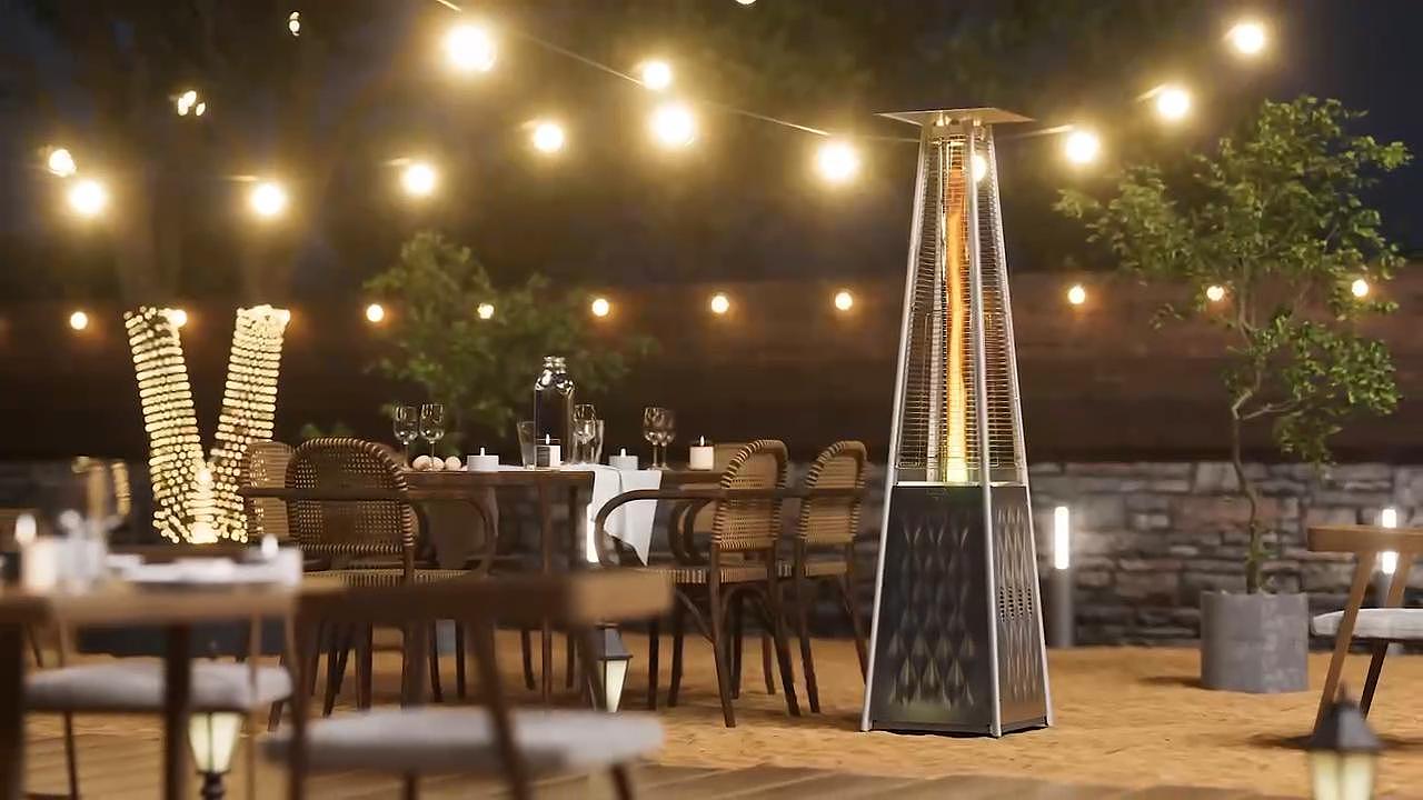 三维电商产品动态案例 | 户外取暖器