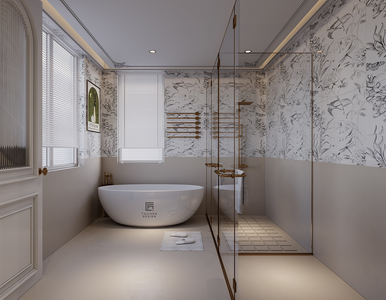 现代法式别墅,有人人羡慕的院子,坠入人间浪漫!