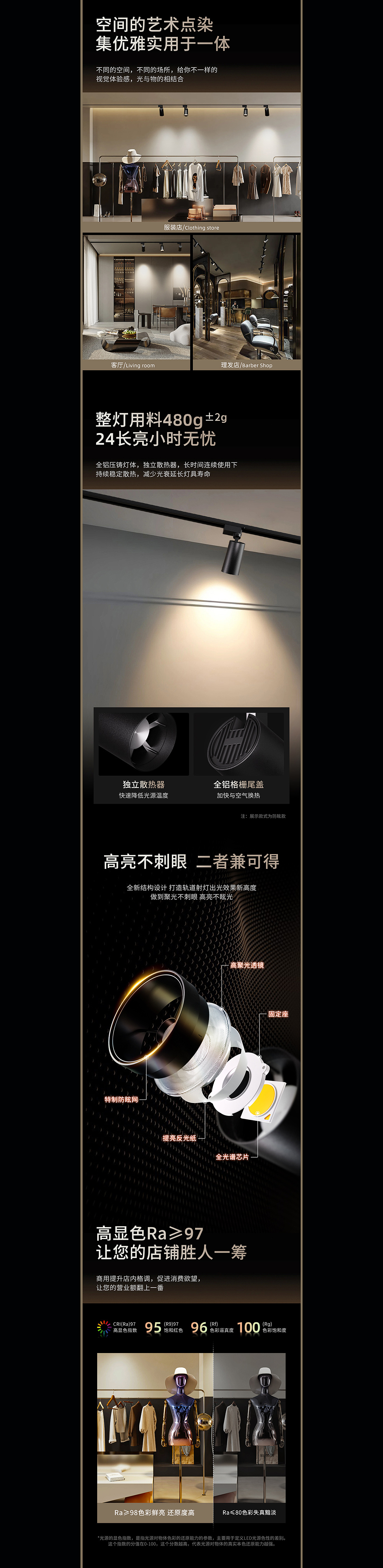 轨道灯详情页设计