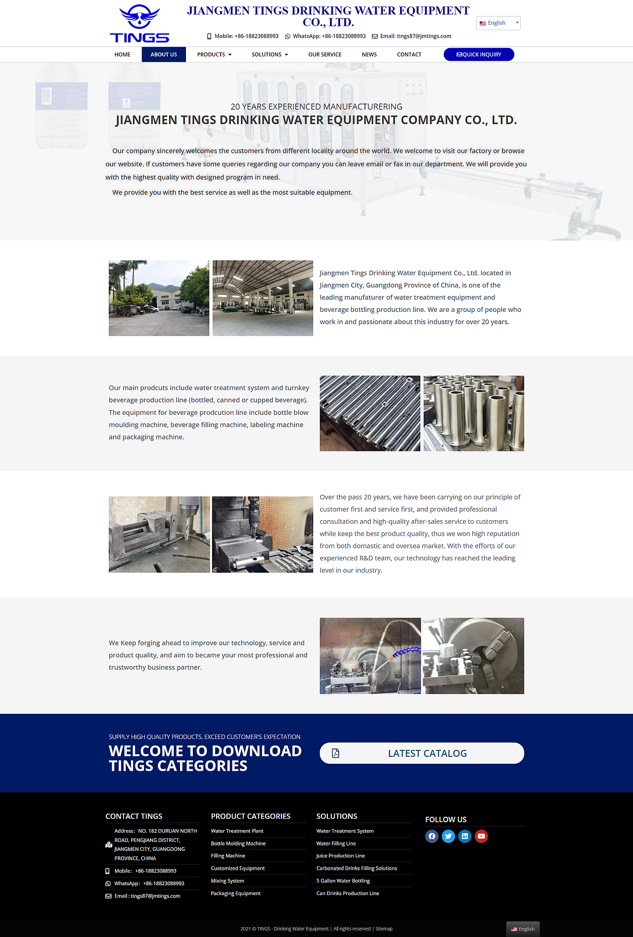 WordPress建站：瓶子制造设备厂家外贸网站案例分享（图ZMzQzMzkyNjUy） - 企业官网 - 站酷设计师哟派出海原创素材 - 站酷ZCOOL