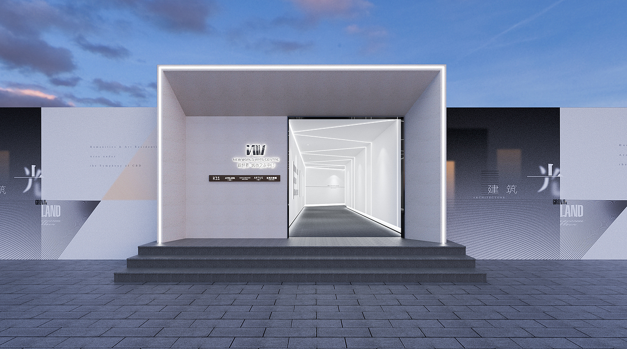 看房通道设计方案合集（图ZMzA4NDA1MTY0） - 展陈设计 - 站酷设计师欧阳森原创素材 - 站酷ZCOOL