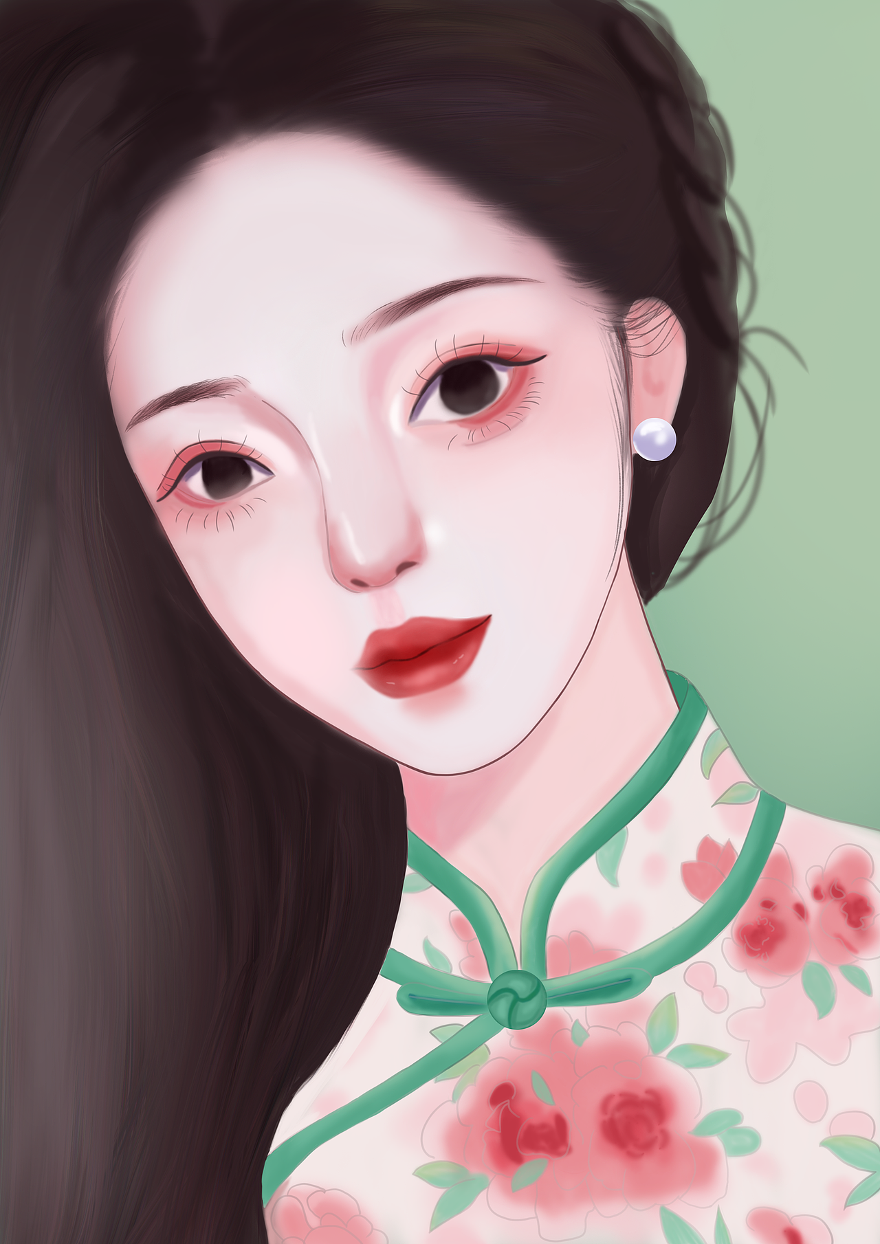 头像绘制练习05（图ZMzEzNDIwMjk2） - 商业插画 - 站酷设计师墨染云莳原创素材 - 站酷ZCOOL