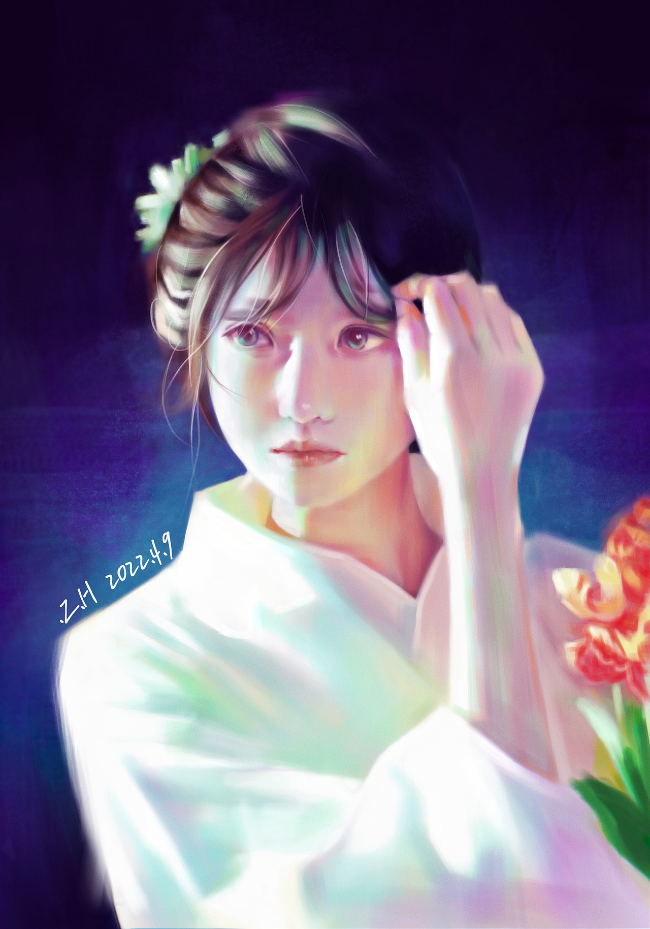 procreate肖像练习