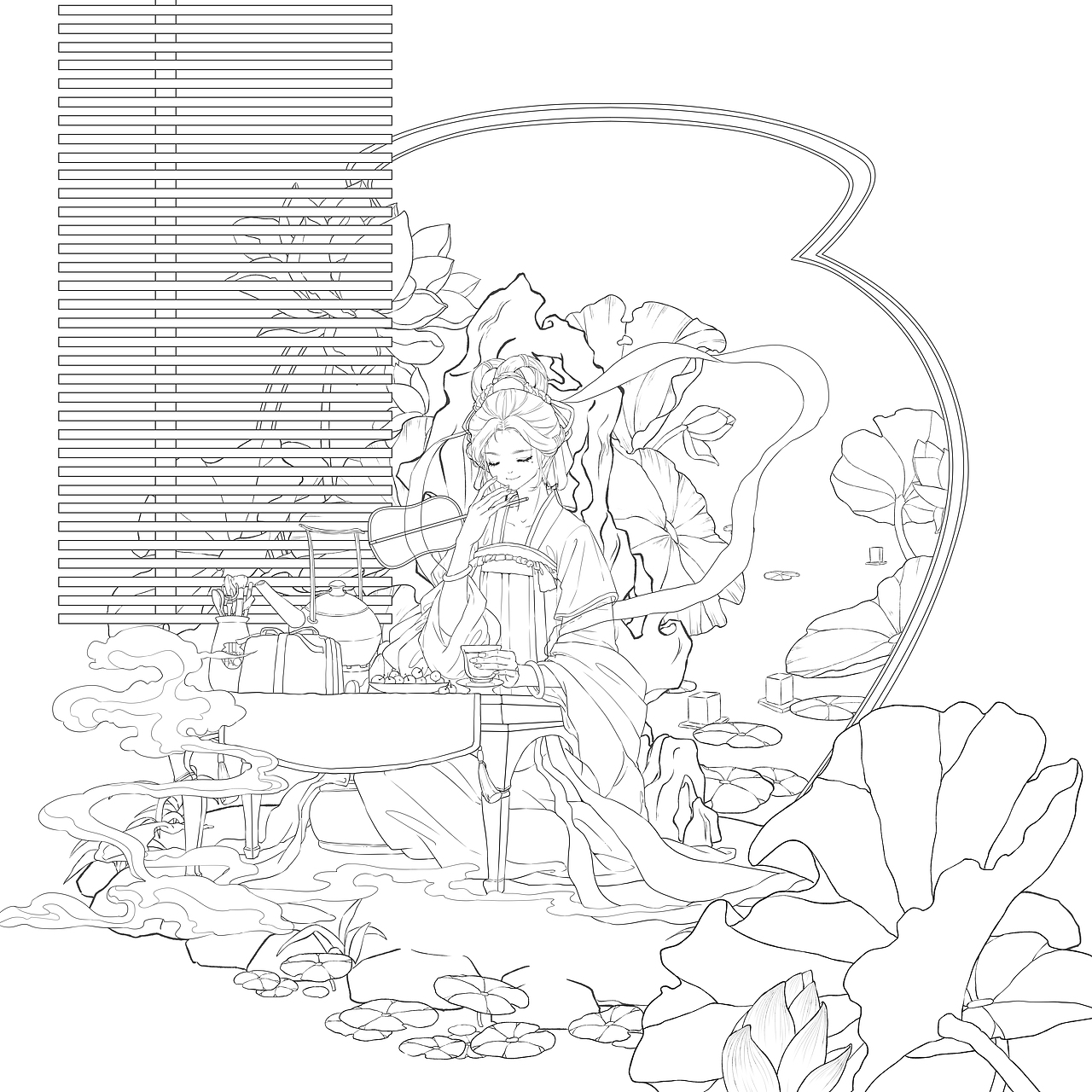 卢正浩品牌5月日常插画KV(附过程)