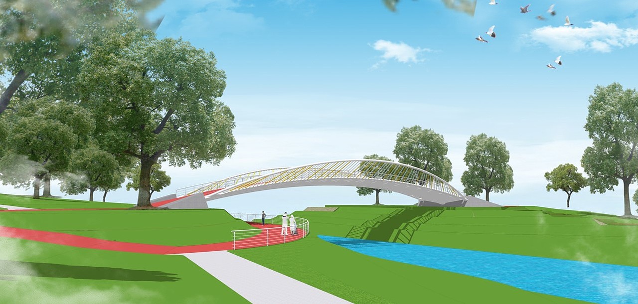 公园景观桥设计方案 景观设计