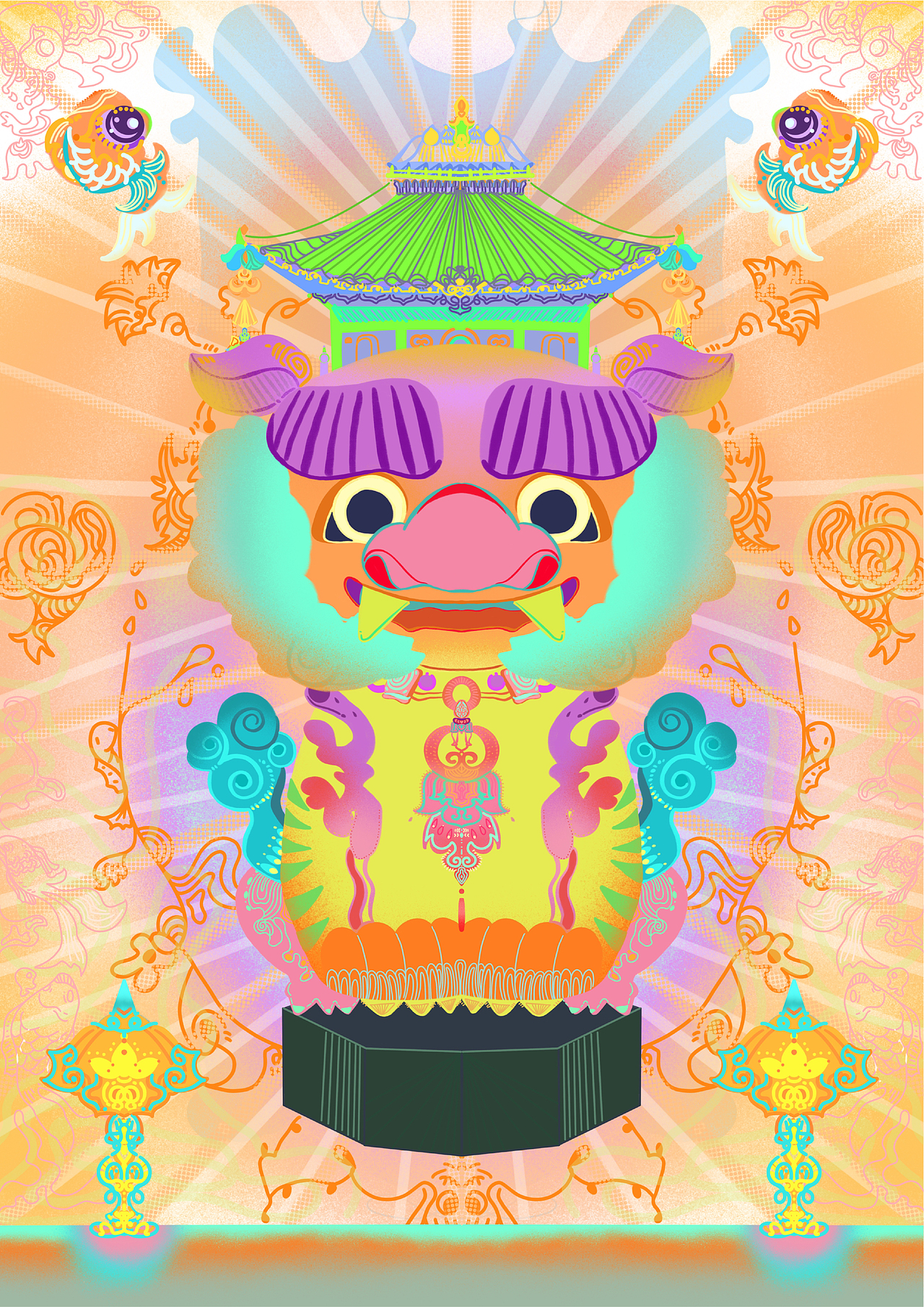 进入精神庙堂（图ZMzY2MDE3NDg4） - 艺术插画 - 站酷设计师Tongoon原创素材 - 站酷ZCOOL