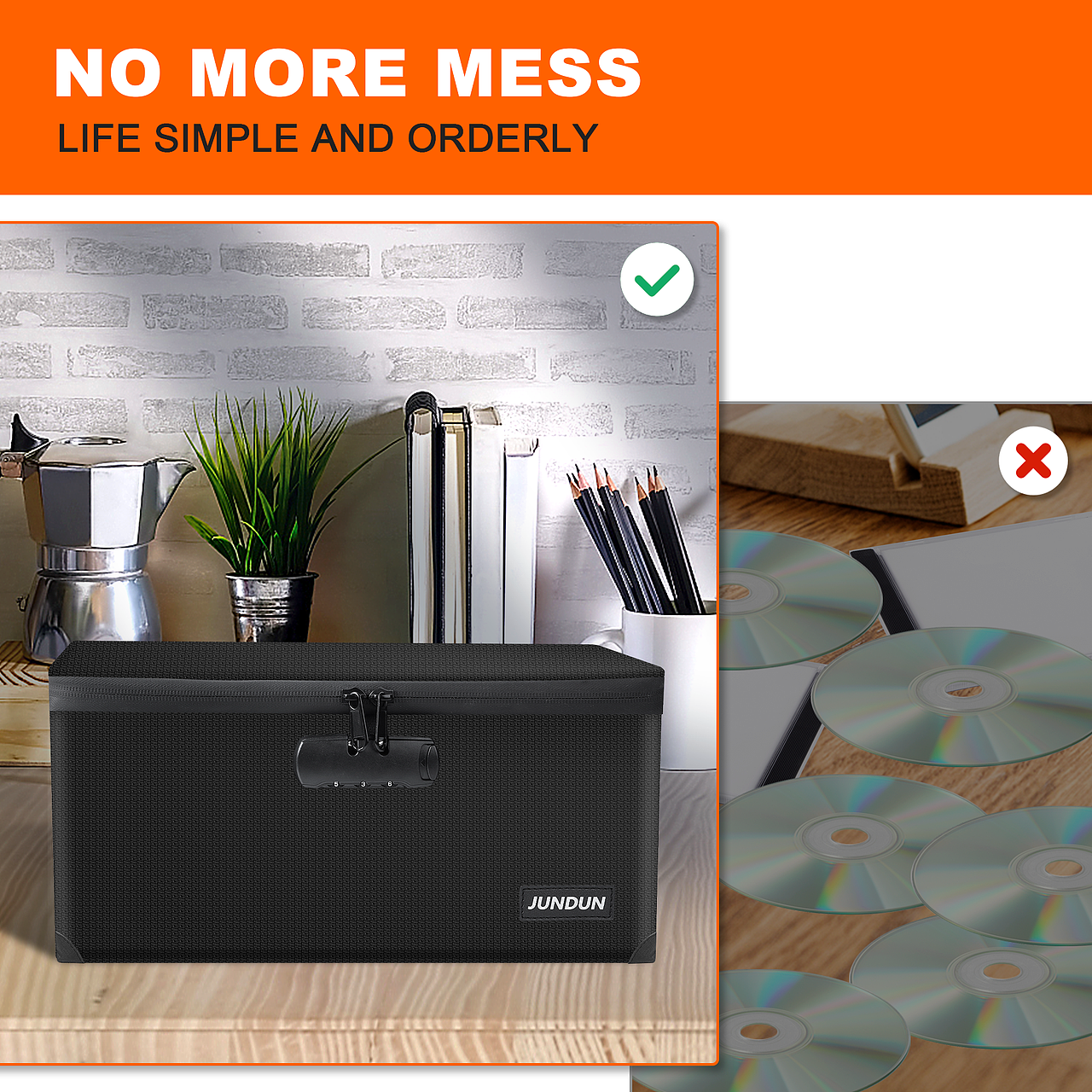 亚马逊CD防火收纳箱