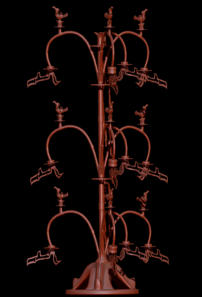 三星堆青铜神树（图ZMzU0ODE5NTk2） - 动画/影视 - 站酷设计师CG小鱼原创素材 - 站酷ZCOOL