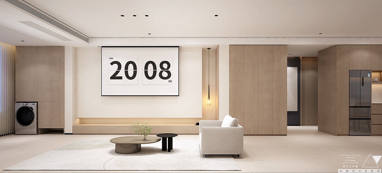 客餐厅横切面视角