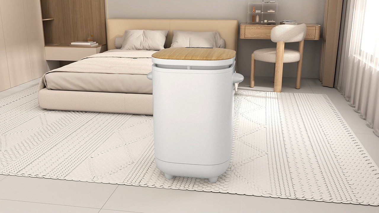 木纹毛巾桶-产品动画视频