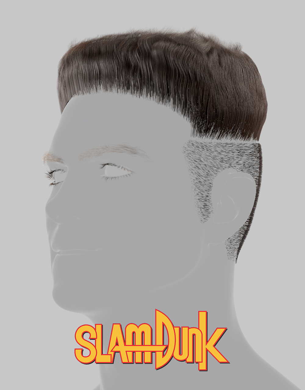 C4D毛发制作:致敬《SLAMDUNK》角色(图ZMzQ0MTY0ODI4) - 人物/生物 - 站酷设计师aronho原创素材 - 站酷ZCOOL