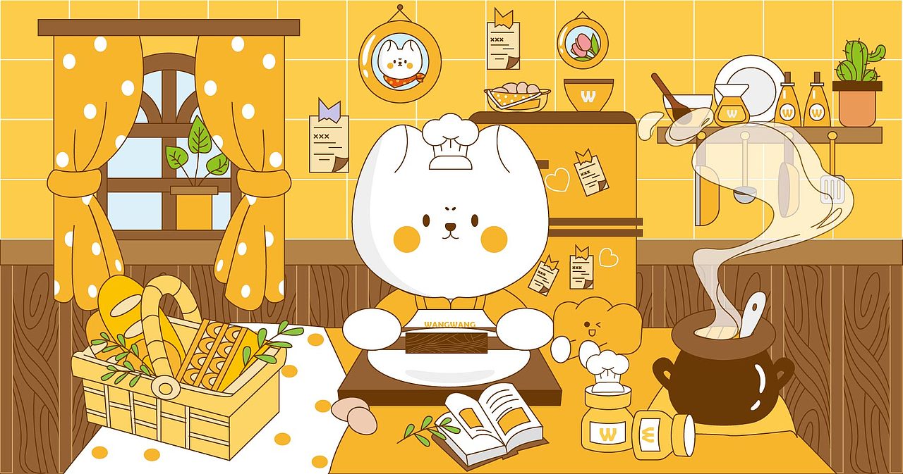 汪汪面包坊~~（图ZMzY2MTk1NDgw） - 品牌 - 站酷设计师十然原创素材 - 站酷ZCOOL