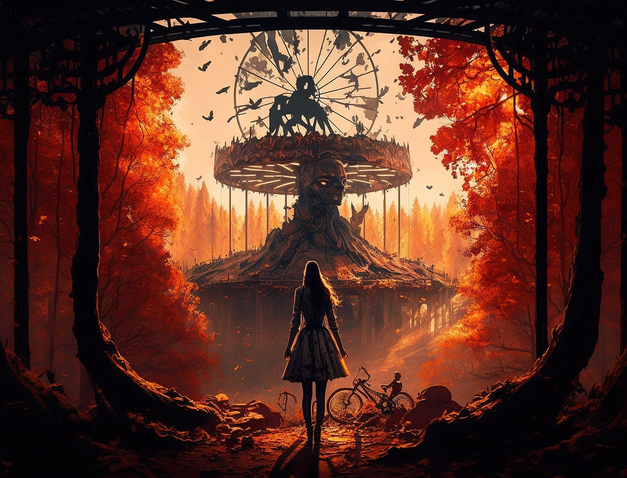 最喜欢这版的光线，但旋转木马顶部不够细节