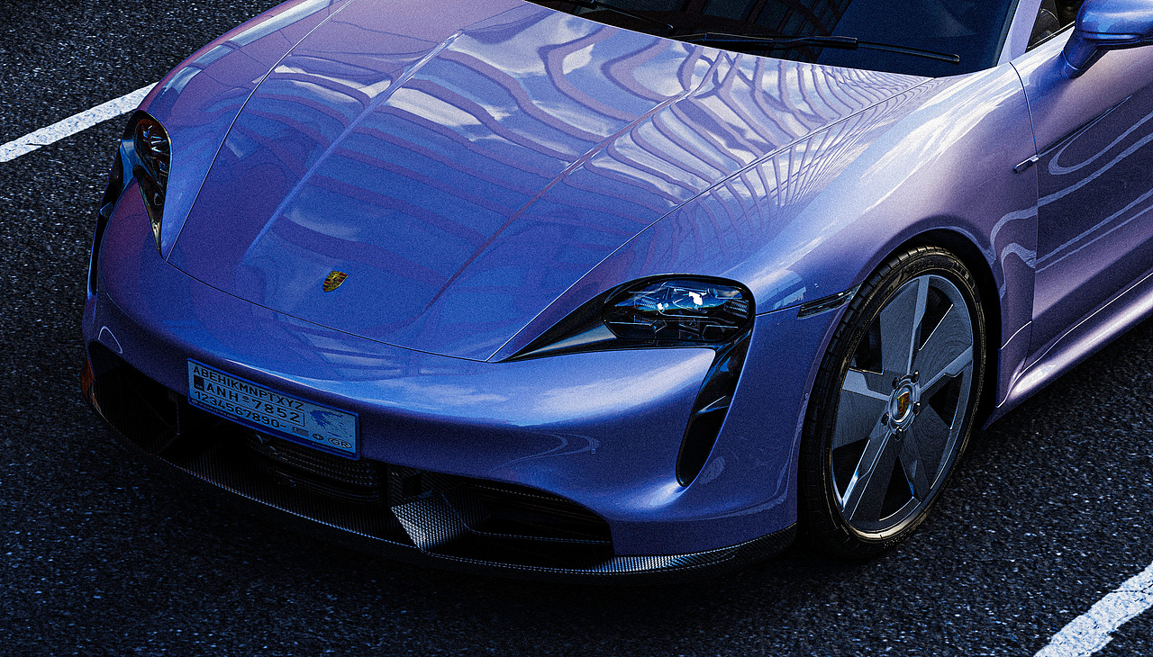 几张汽车渲染图!