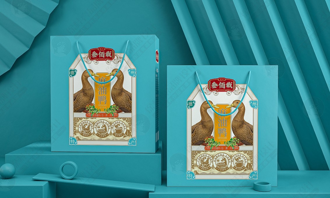 叁佰载德州五香扒鸡——徐桂亮品牌设计！（图ZMzAyMjc1NDA0） - 包装 - 站酷设计师徐桂亮品牌设计原创素材 - 站酷ZCOOL