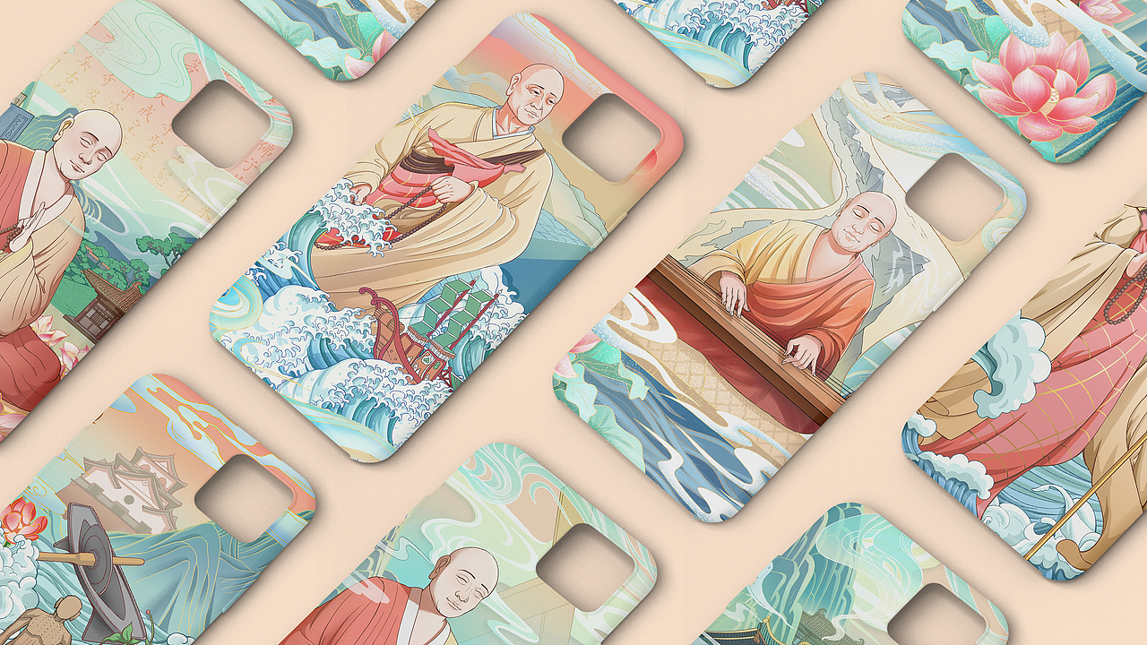 鉴真大师NFT视觉形象设计