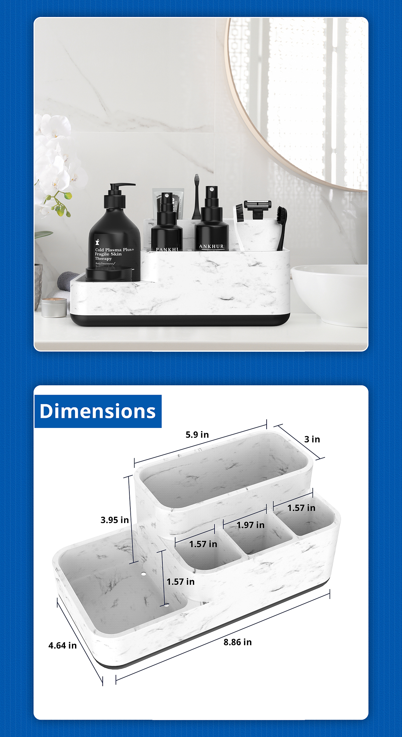 亚马逊主图设计-牙刷架托盘建模渲染（图ZMzM4NDg2NzI4） - 电商 - 站酷设计师星煜设计原创素材 - 站酷ZCOOL