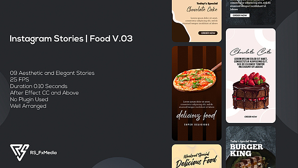 AE模板 | 竖屏高级料理美食西餐披萨甜品餐厅标题（图ZMzUxNzIyMjcy） - 影视后期 - 站酷设计师猿文件网官方账号原创素材 - 站酷ZCOOL