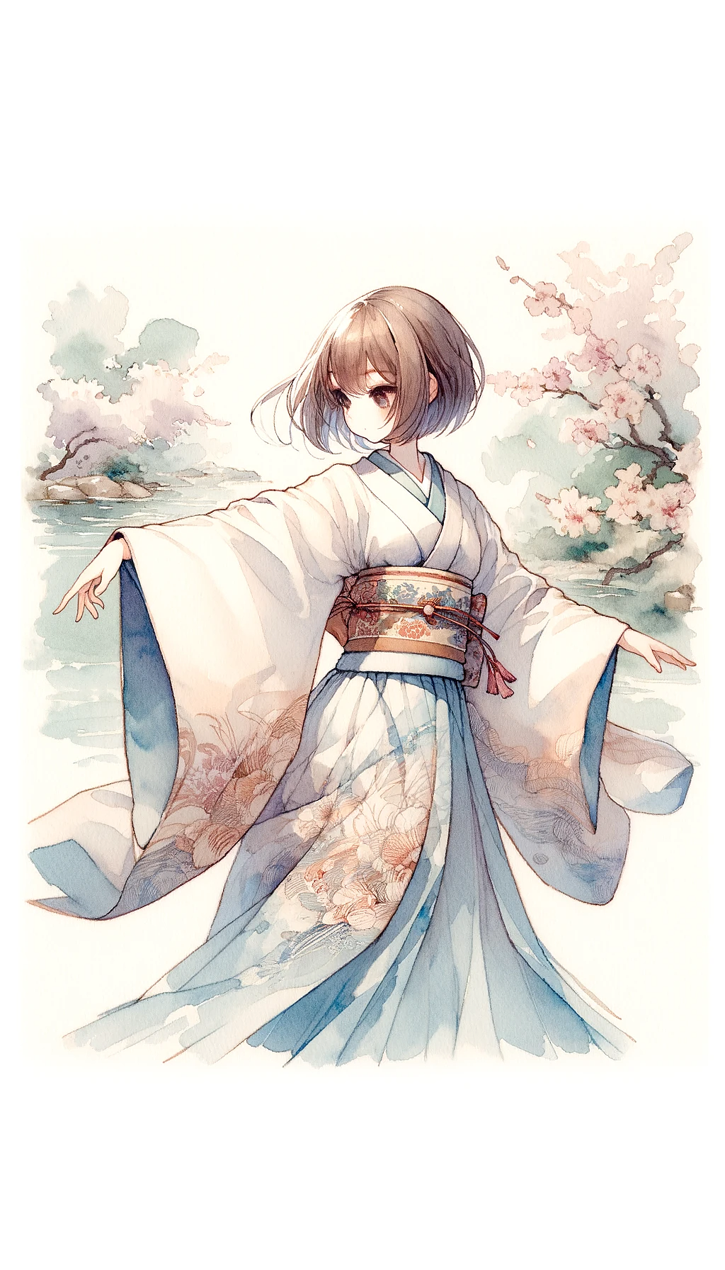 春日短发少女（图ZMzU4Mzc4MjIw） - 单幅漫画 - 站酷设计师飞大橙子原创素材 - 站酷ZCOOL