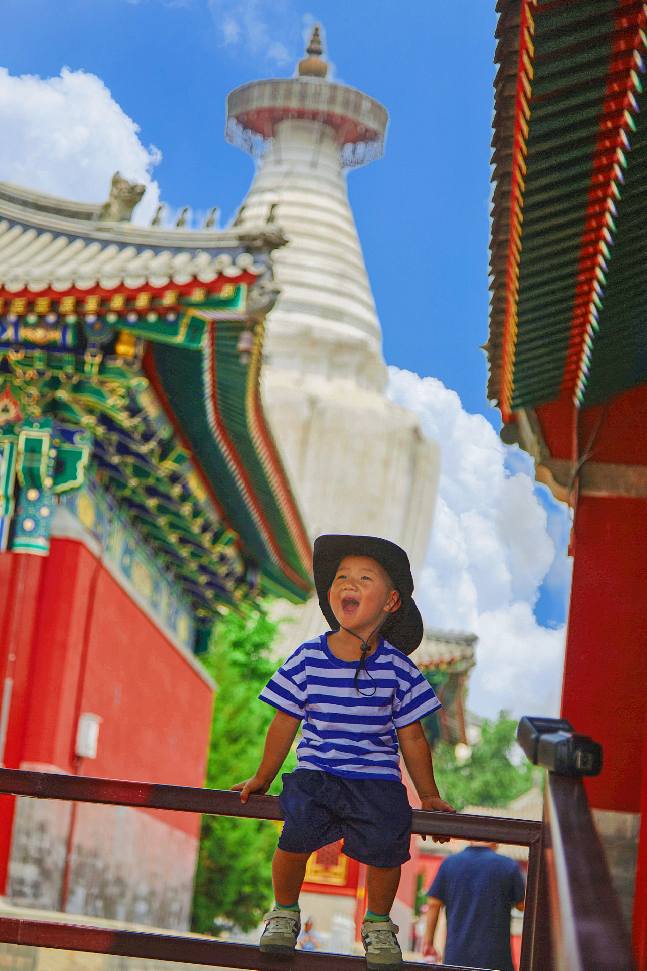 萌娃摄影 | 约了一次白塔寺，感受下北京的胡同