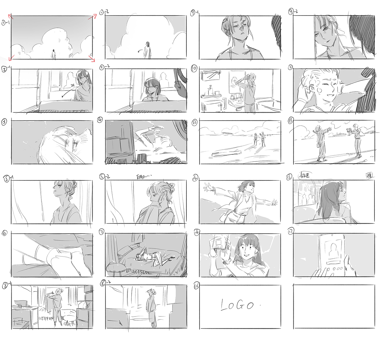 情绪广告TVC分镜|极限2小时（图ZMzQyNTg4NzA0） - 设定/分镜 - 站酷设计师早迟ZAO原创素材 - 站酷ZCOOL