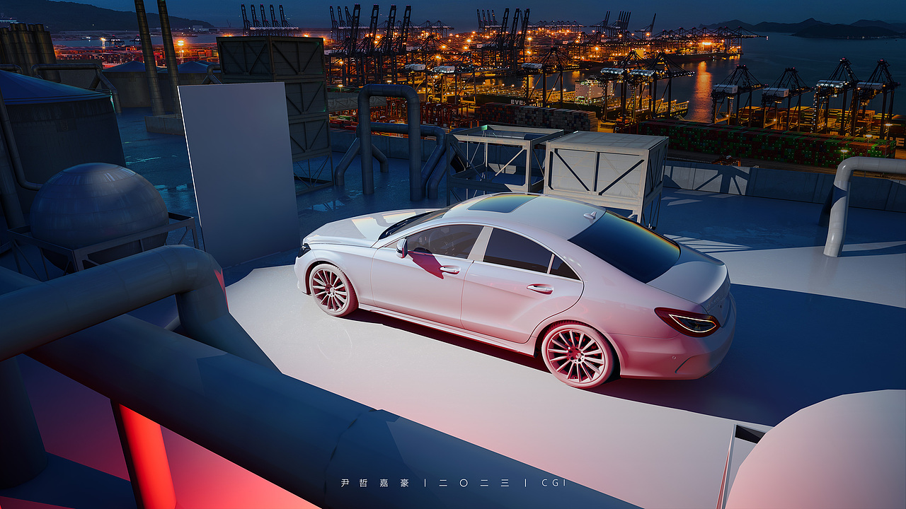 Benz CLS400 2016 丨 Full CGI（图ZMzUwMjAzNzM2） - 机械/交通 - 站酷设计师Yinzhejiahao原创素材 - 站酷ZCOOL