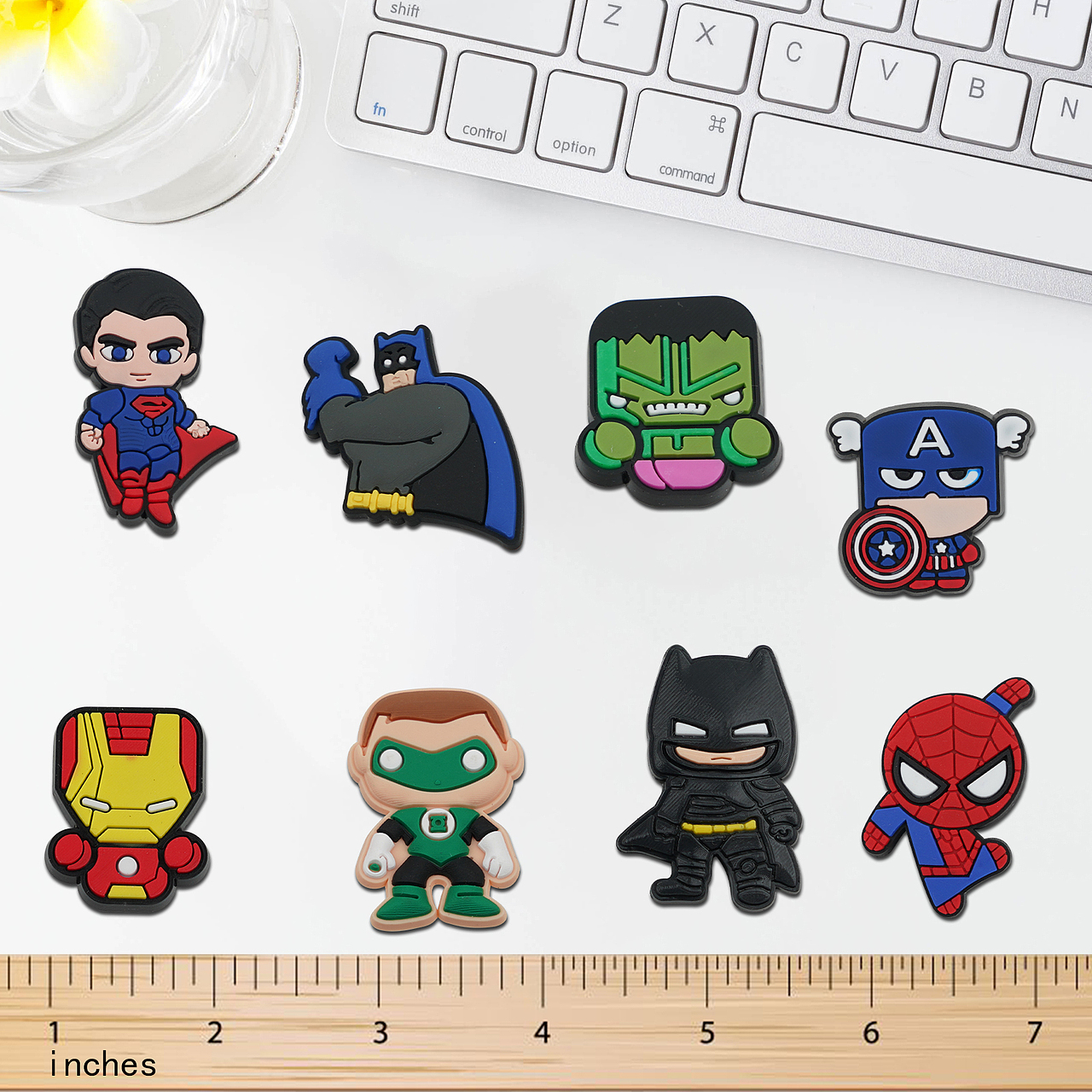 亚马逊主图超级英雄系列鞋扣