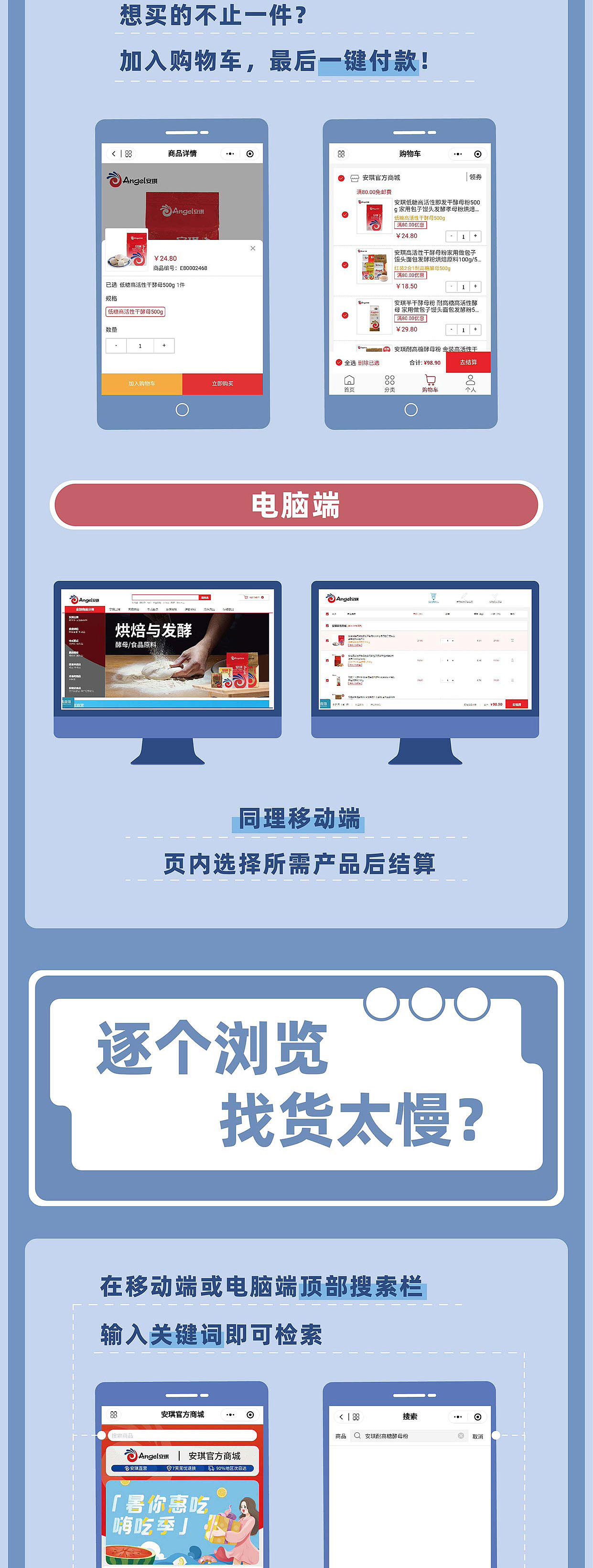 安琪酵母公众号推文合集（2）（图ZMjk4MDcxMDg0） - 宣传物料 - 站酷设计师一蝉营销原创素材 - 站酷ZCOOL