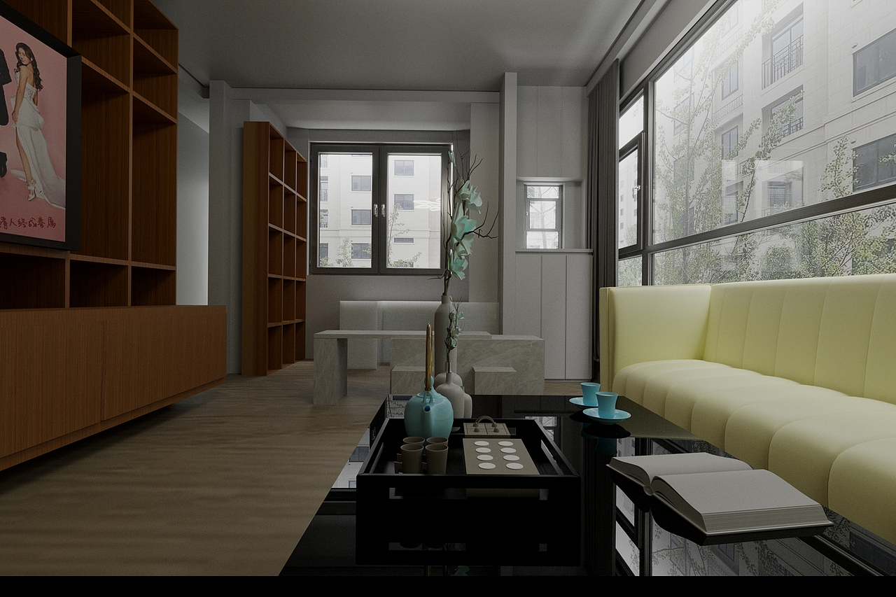 室内效果图表现对比