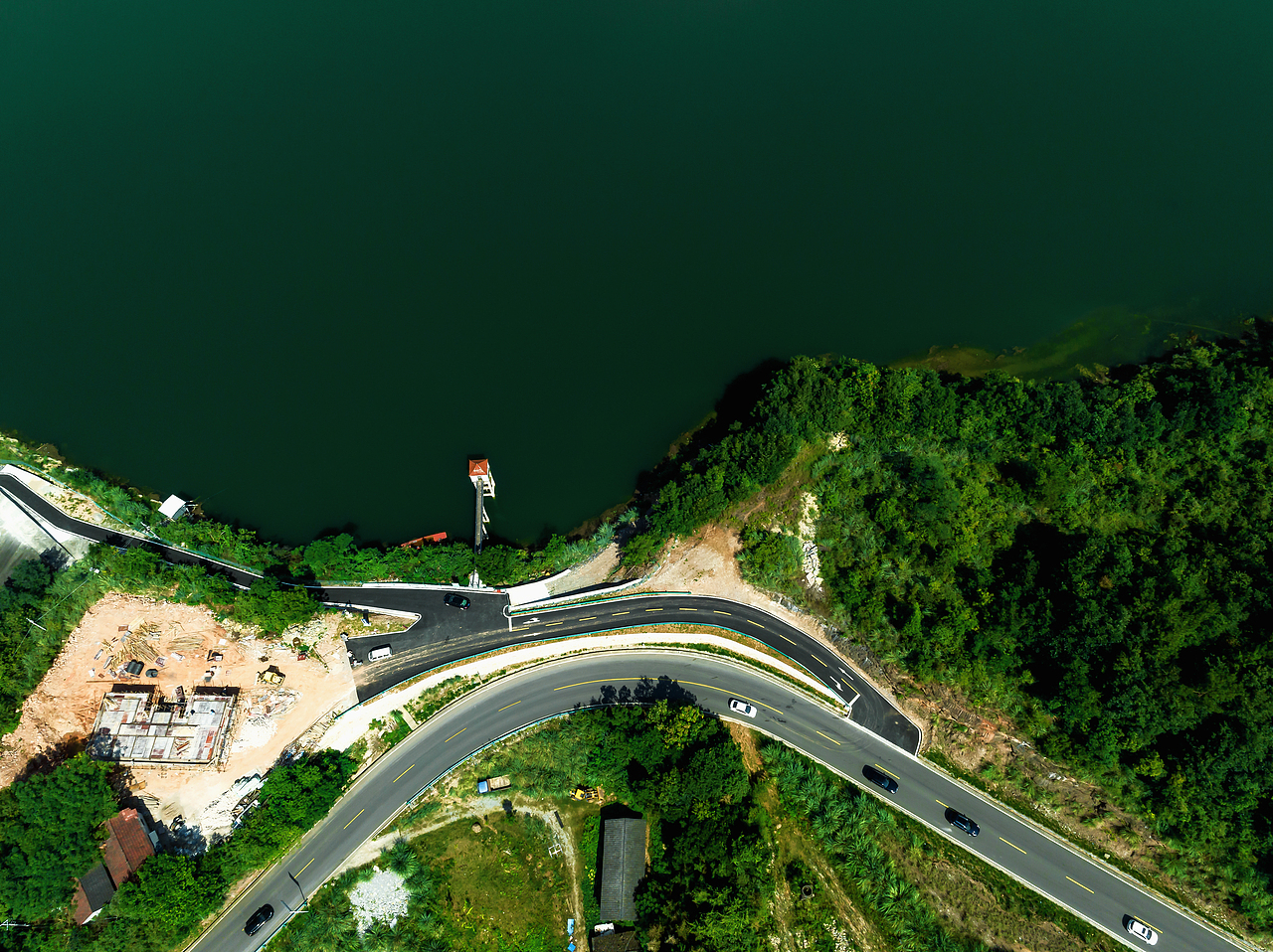 青山绿水：湖北宜昌榨坊河水库航拍（图ZMzExNDI1NDMy） - 环境/建筑摄影 - 站酷设计师闫正荣原创素材 - 站酷ZCOOL