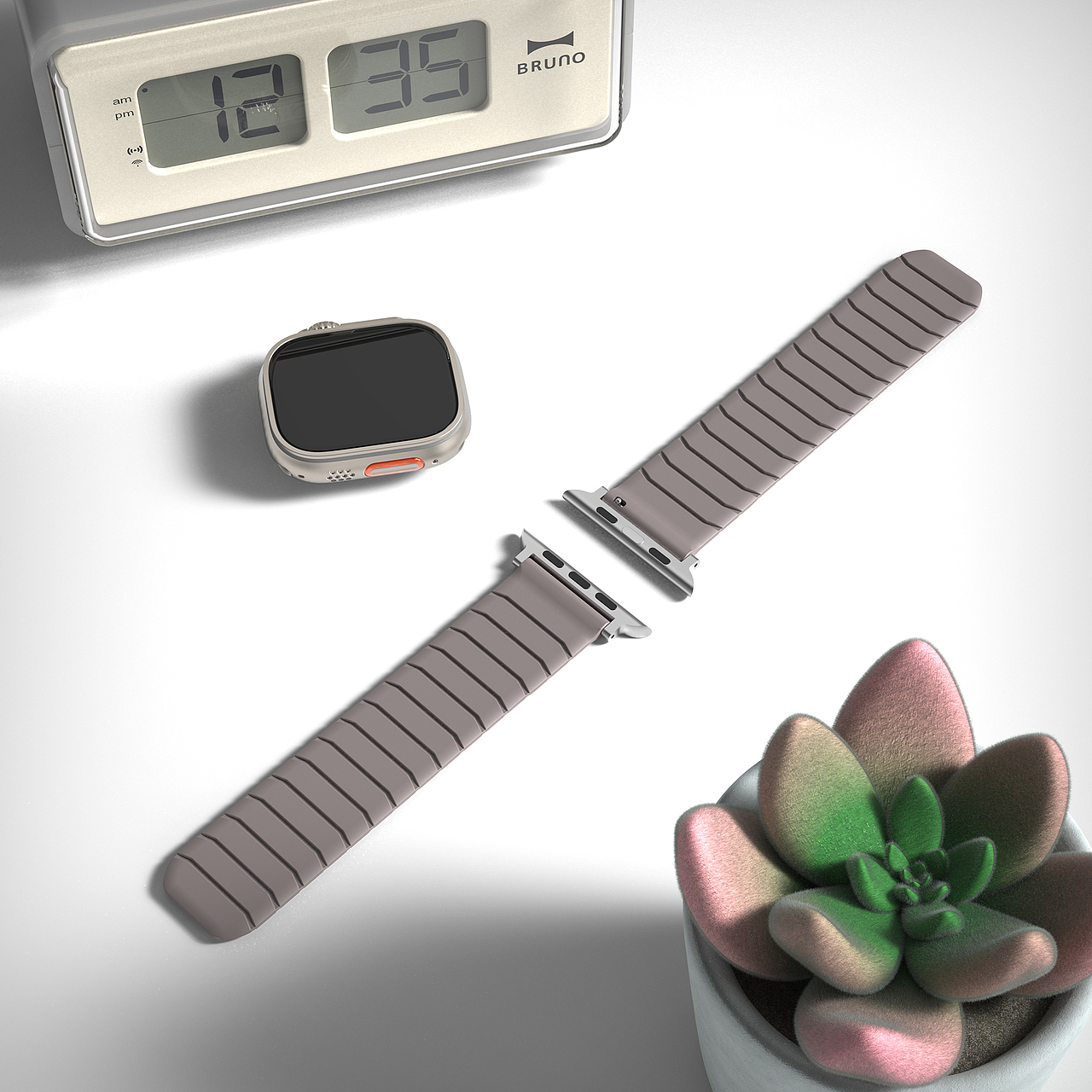 Apple Watch 硅胶磁吸表带