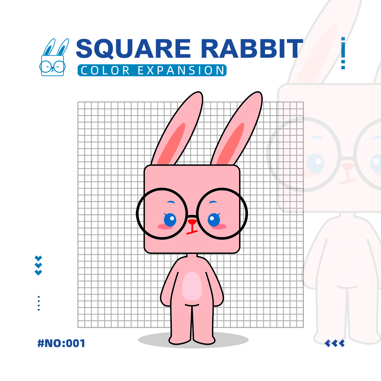 原创IP卡通形象设计“方方兔”新年特辑