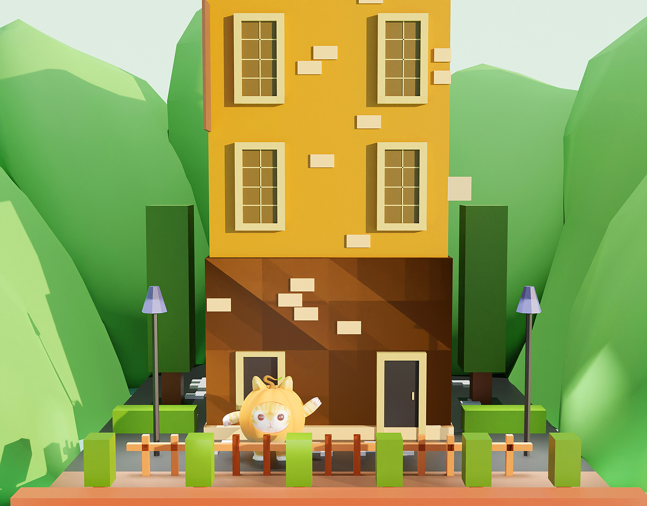 南瓜猫——IP设计（图ZMzIyMjM5NzMy） - IP形象 - 站酷设计师不好吃的棉花糖原创素材 - 站酷ZCOOL