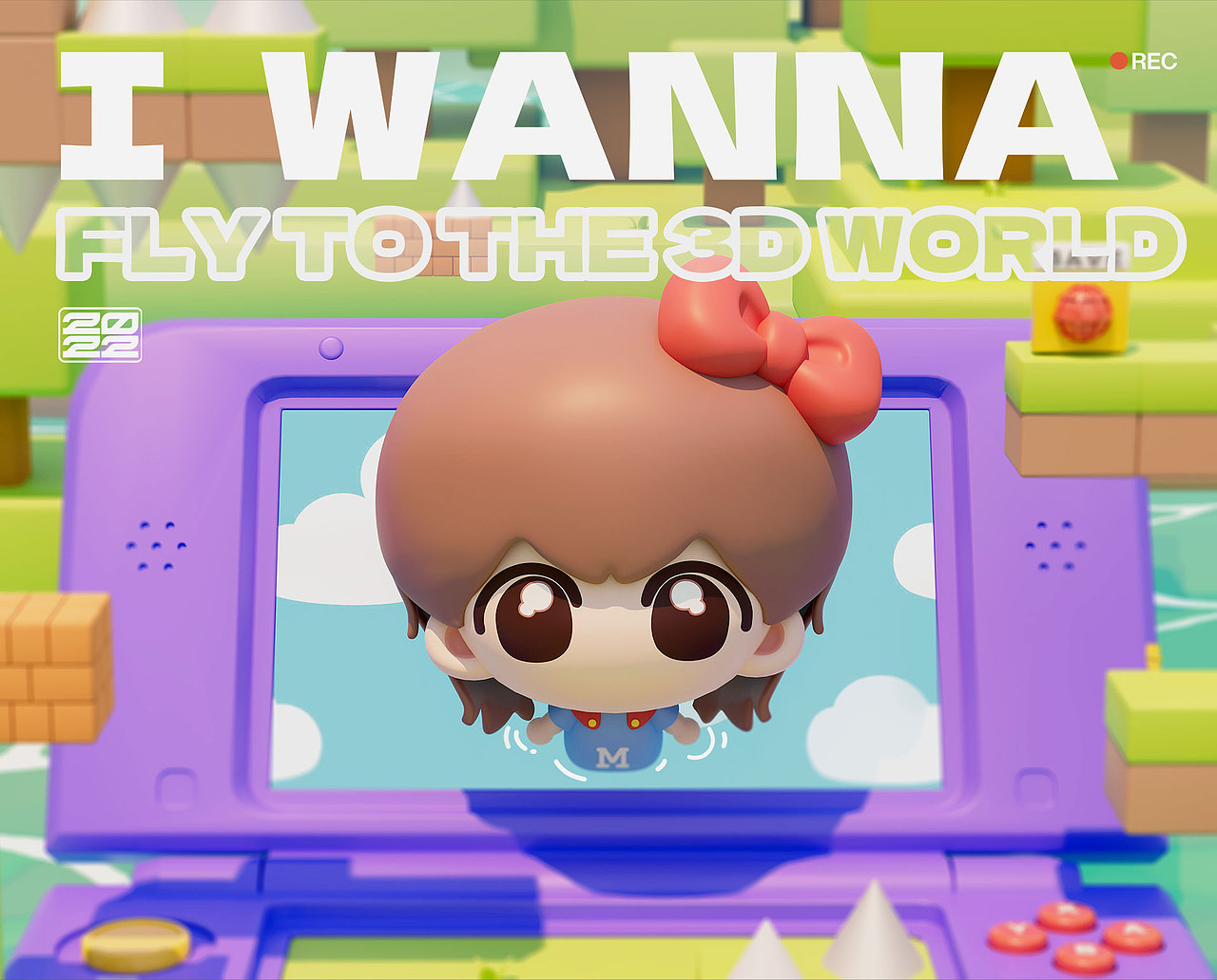 二创同人向IP丨🍎小散-IWANNA fly to the 3D world（图ZMzMwMTQyMDEy） - IP形象 - 站酷设计师欧姆蛋仔原创素材 - 站酷ZCOOL