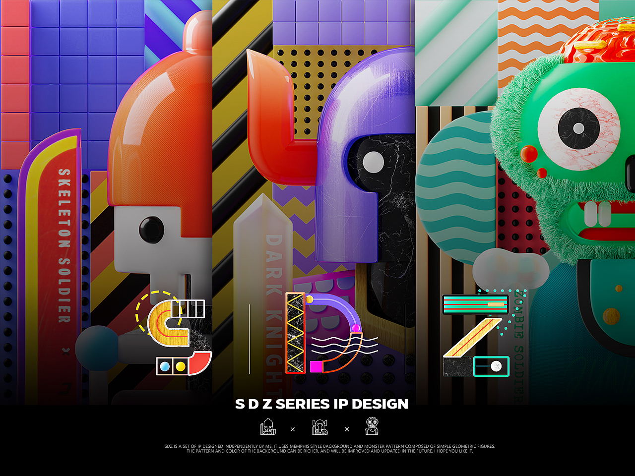 S D Z SERIES IP DESIGN（图ZMzEwMjM1NDky） - 人物/生物 - 站酷设计师Ju_nwEn原创素材 - 站酷ZCOOL