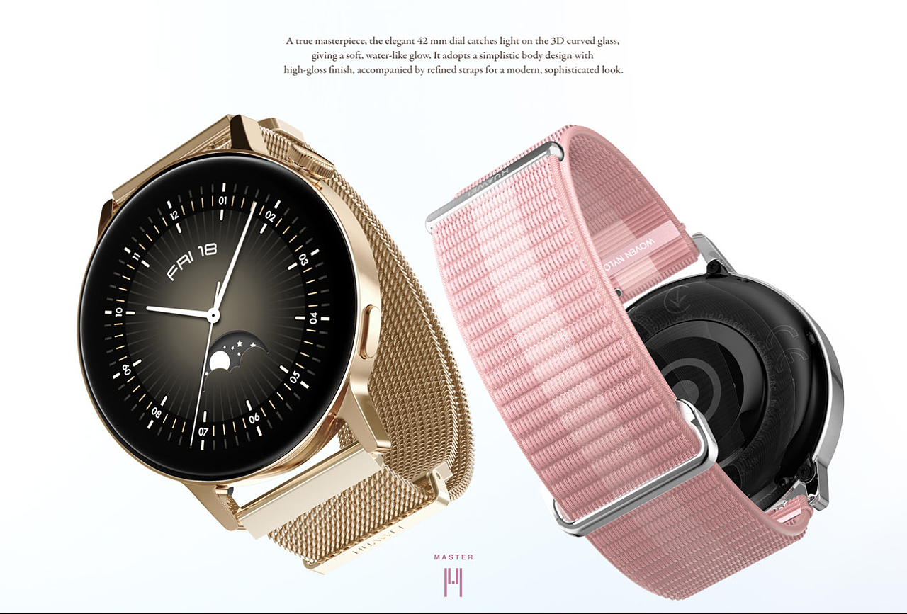 HUAWEI WATCH GT3 华为智能女表（图ZMzE5NzA3MzIw） - 产品 - 站酷设计师MasterPictures原创素材 - 站酷ZCOOL