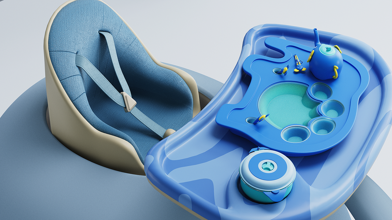 儿童餐具系列产品设计