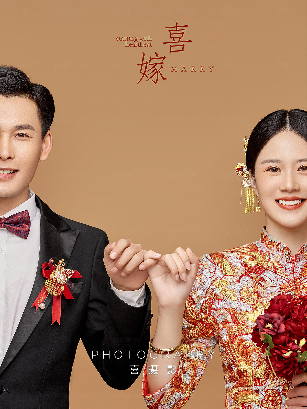 长辈超赞的新中式婚纱照,每张都太好看了