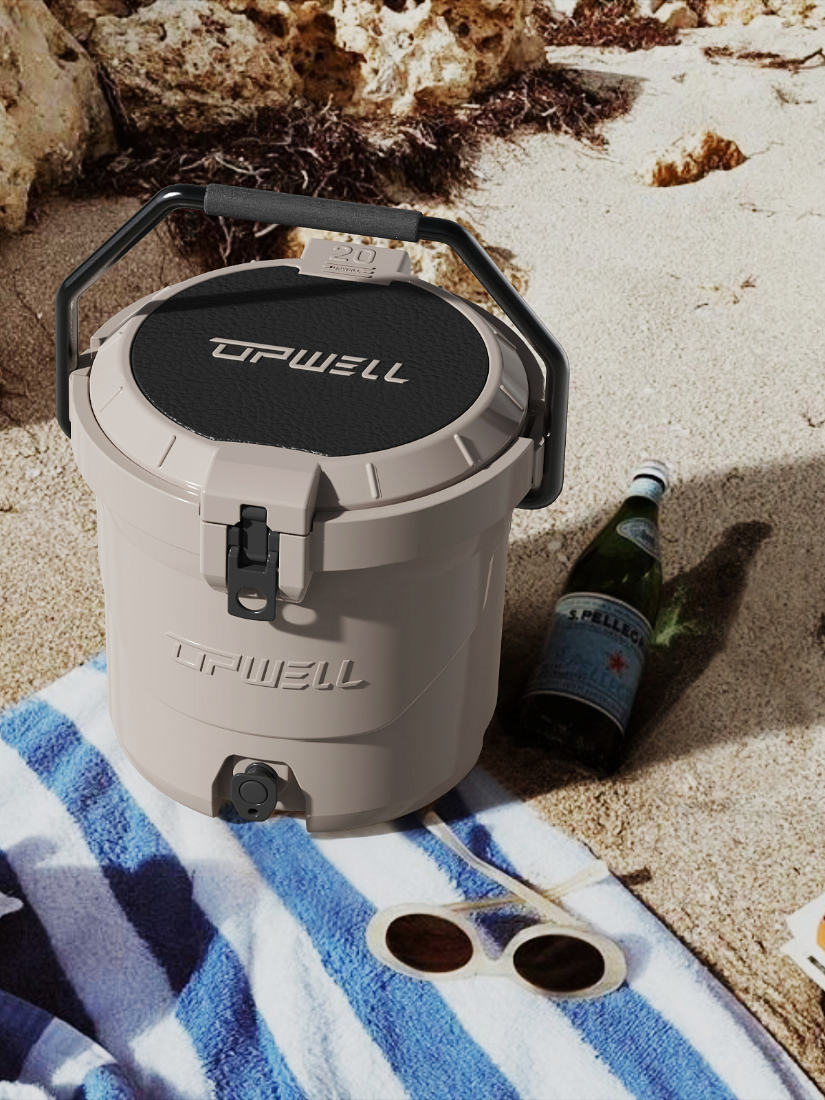 Upwell Cooler - 盛装炫彩夏日的户外冰桶（图ZMzUxODAzMTcy） - 生活用品 - 站酷设计师物物设计Charie原创素材 - 站酷ZCOOL