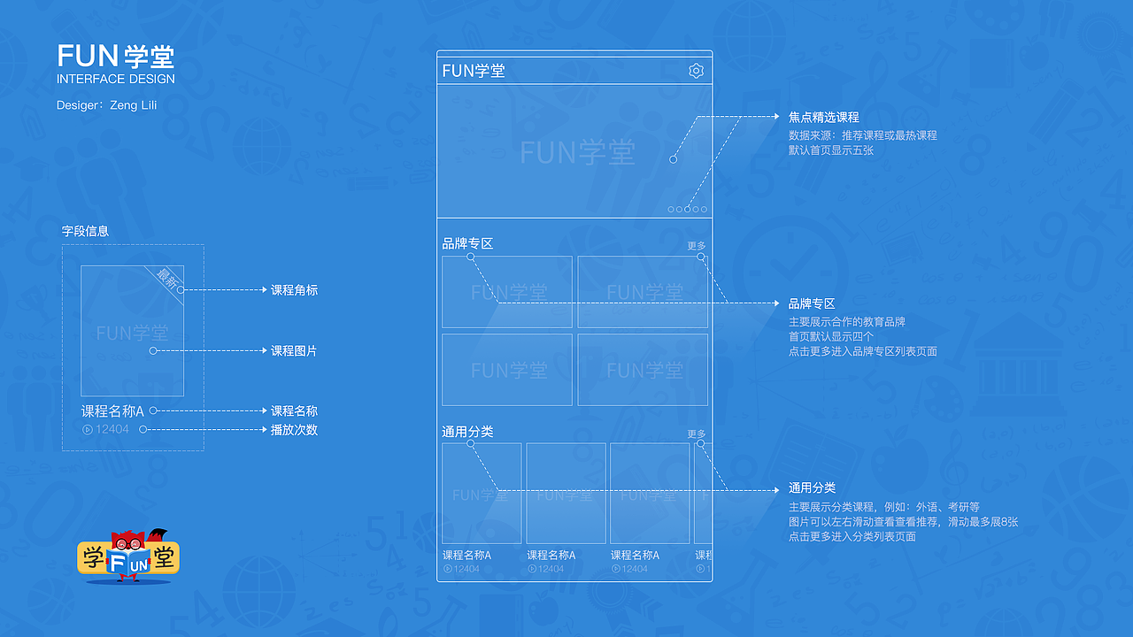 Fun学堂（图ZMzMwOTI3NjQ4） - APP界面 - 站酷设计师LilyAn89原创素材 - 站酷ZCOOL