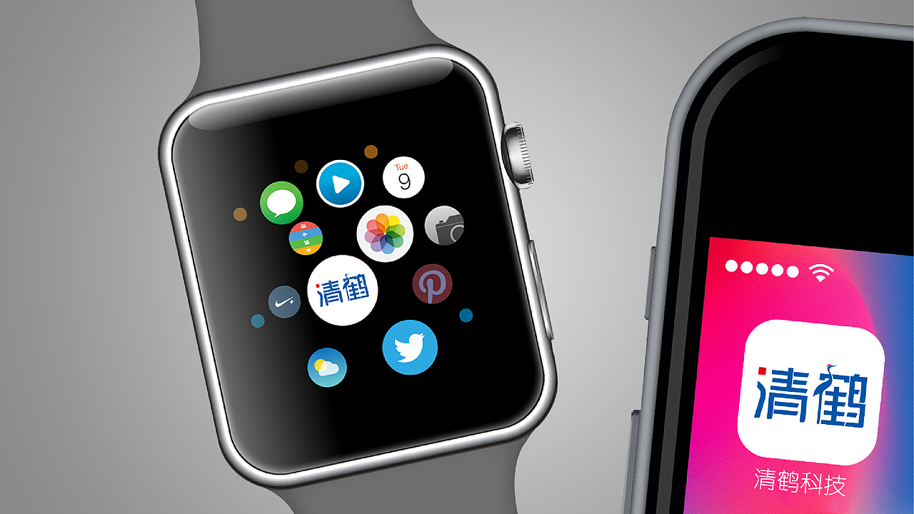 清鶴科技-標志設(shè)計（圖ZMzAzODU2OTY0） - Logo - 站酷設(shè)計師CL川流原創(chuàng)素材 - 站酷ZCOOL