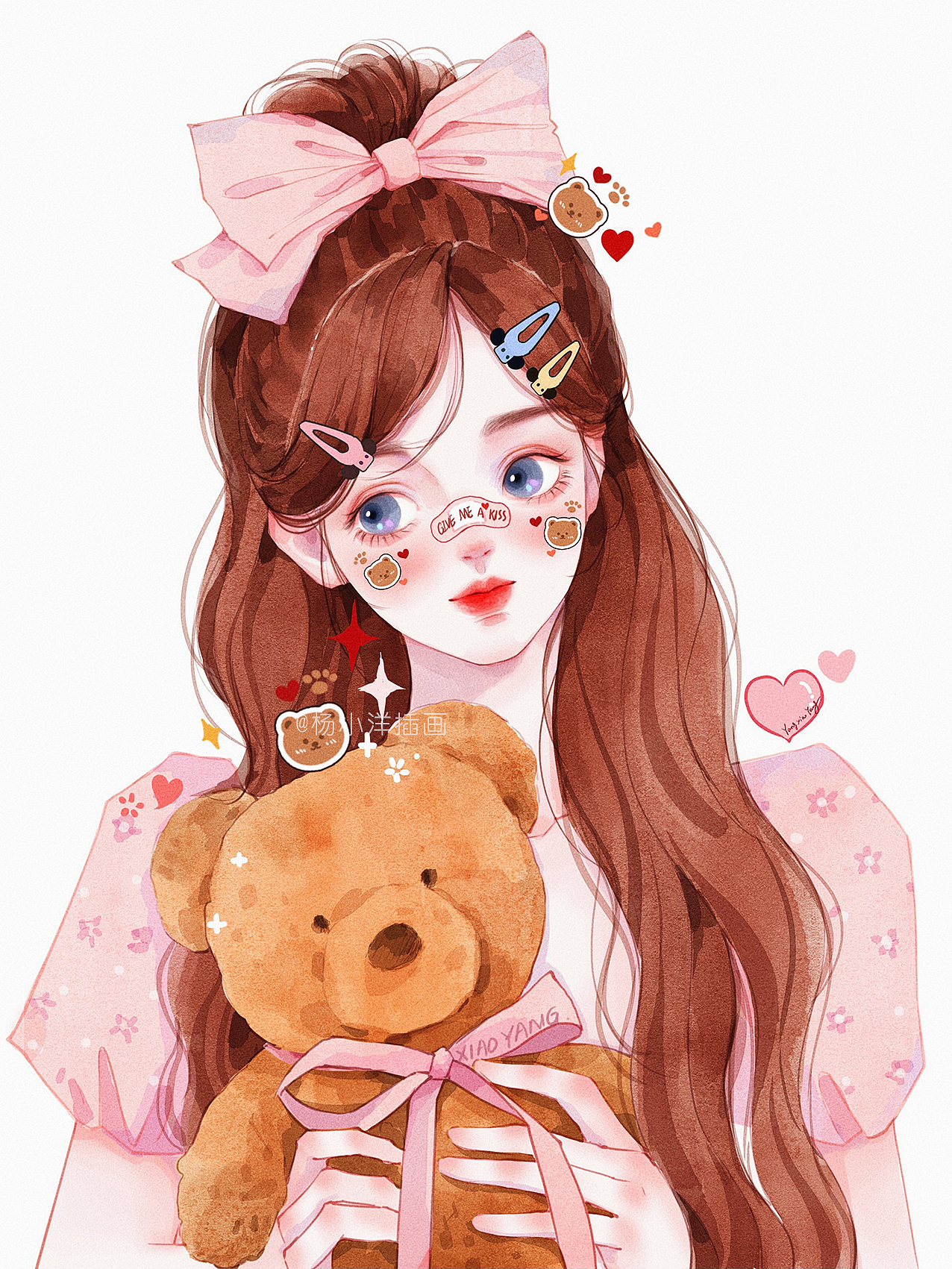 情头｜恋人人像（图ZMzA5NzI3ODg4） - 艺术插画 - 站酷设计师杨小洋插画原创素材 - 站酷ZCOOL