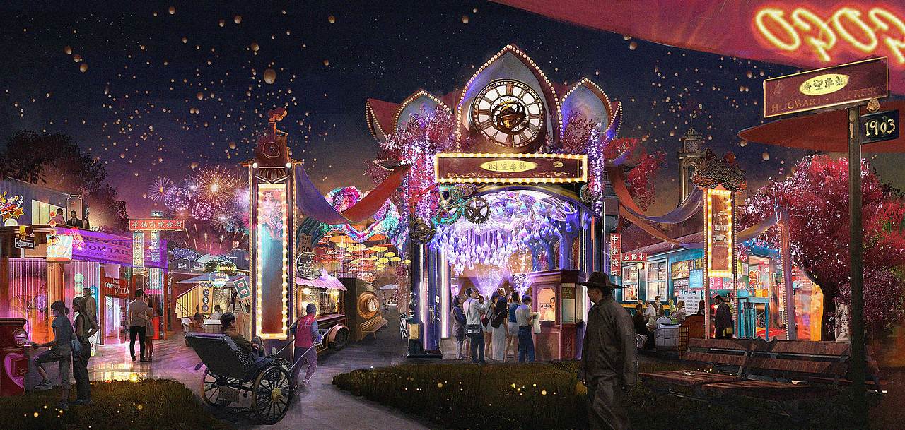 浪漫淼岸概念图·夜