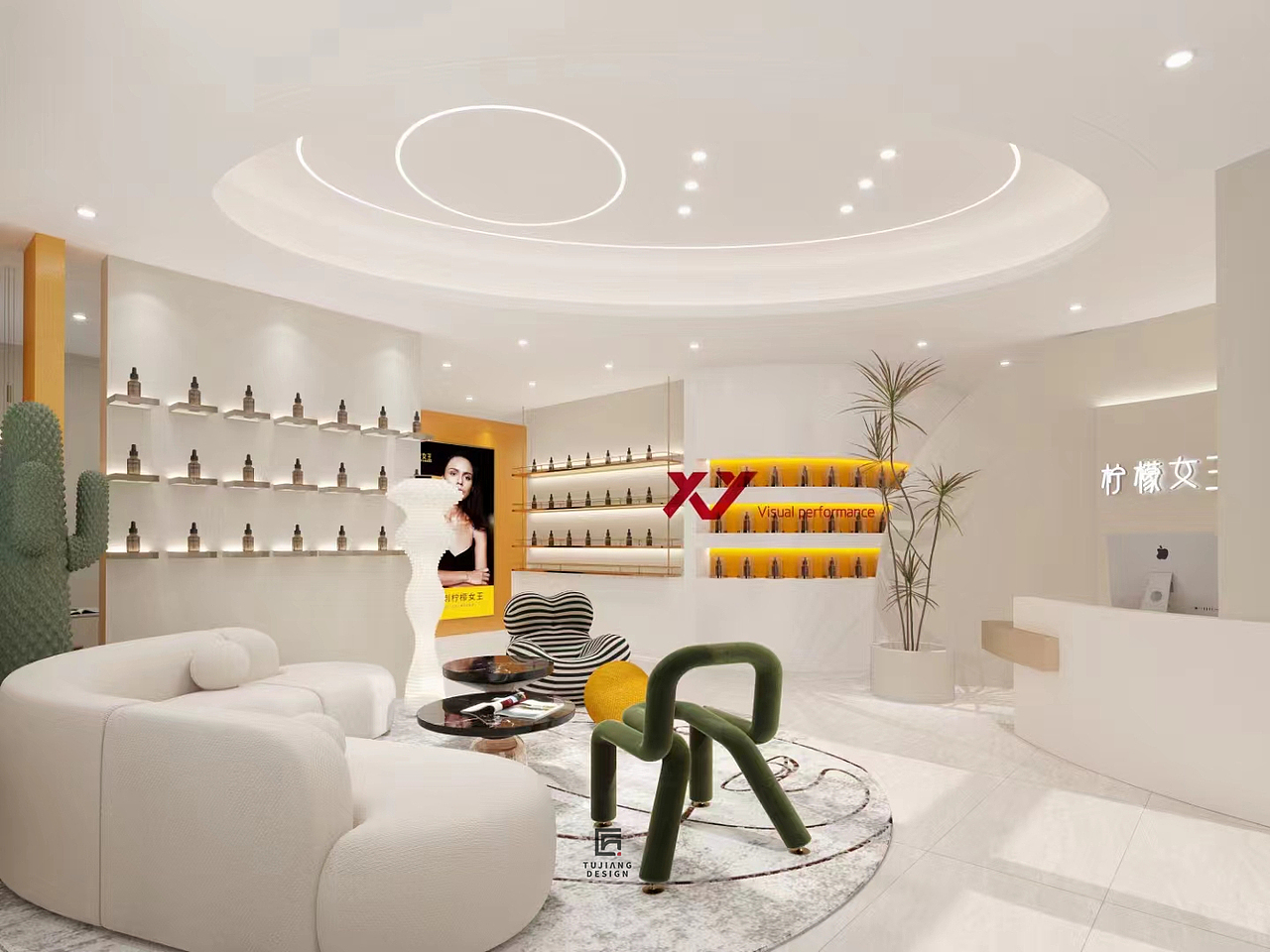 工装美容院设计案例|享受独属自己的美丽时光