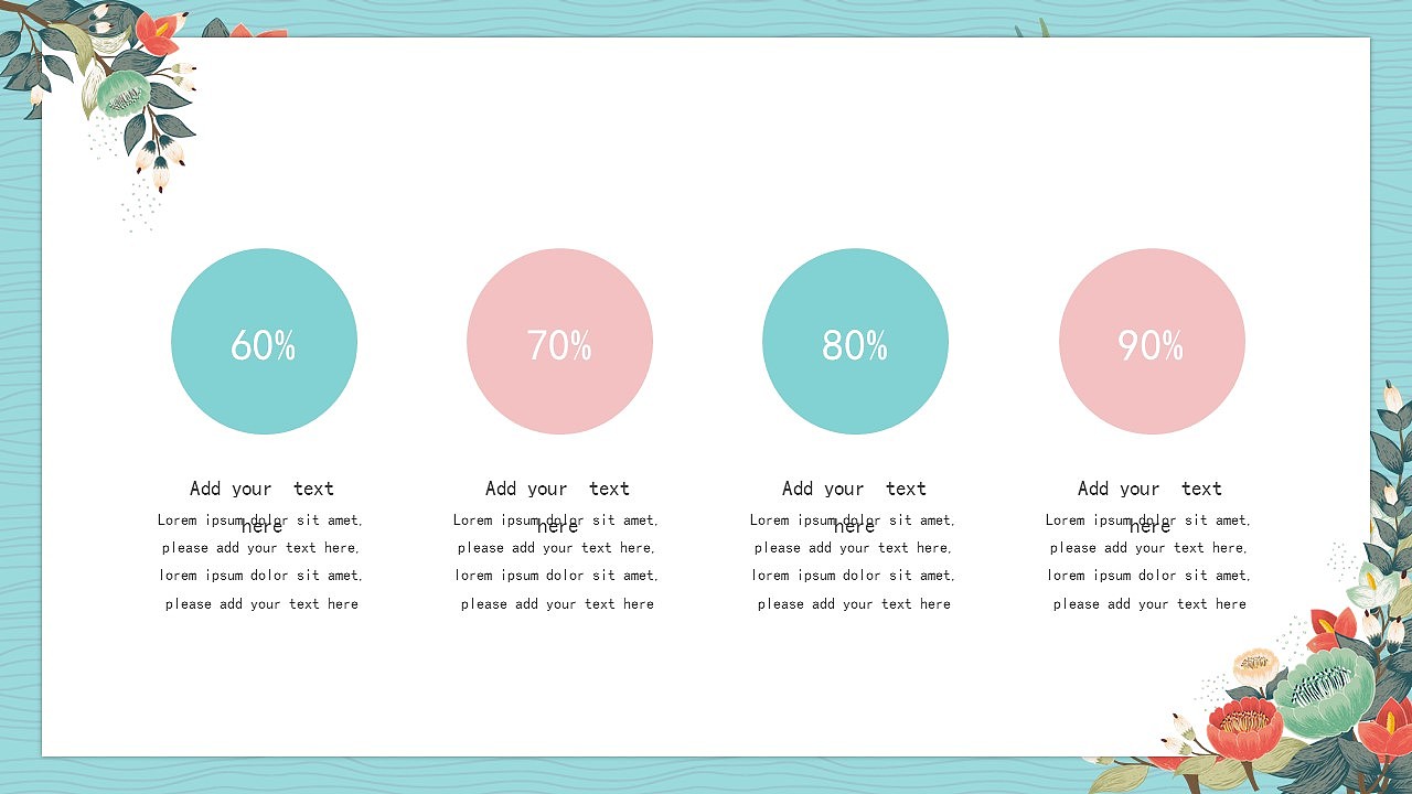 淡雅简约清新风工作总结述职报告PPT模板
