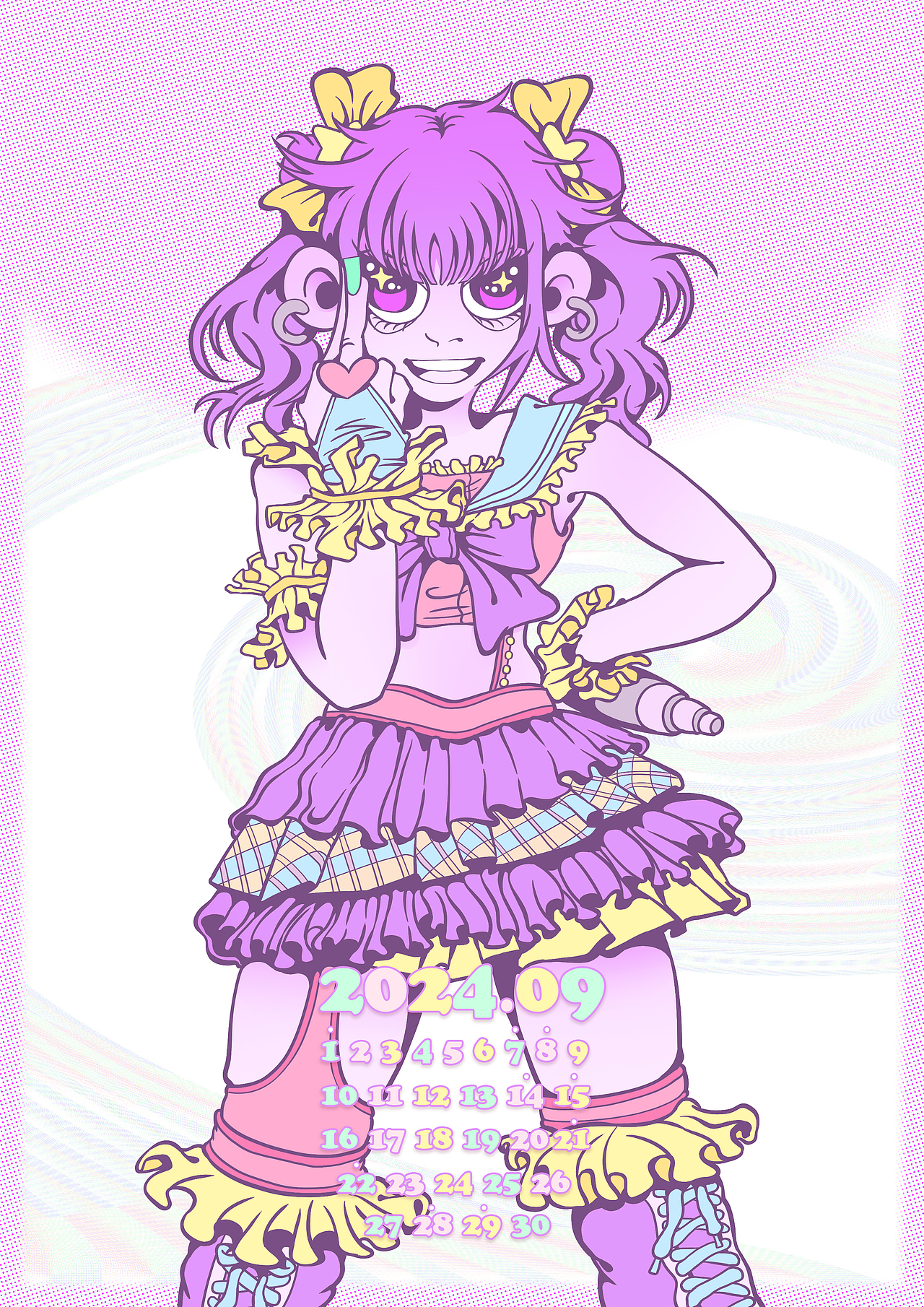 为2024画了12张画