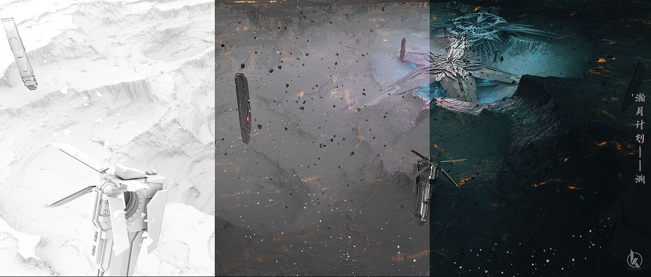 未来探索：《瀚月计划——溯》（图ZMzU1NTY1MDgw） - 场景 - 站酷设计师北冥KING_Roc原创素材 - 站酷ZCOOL