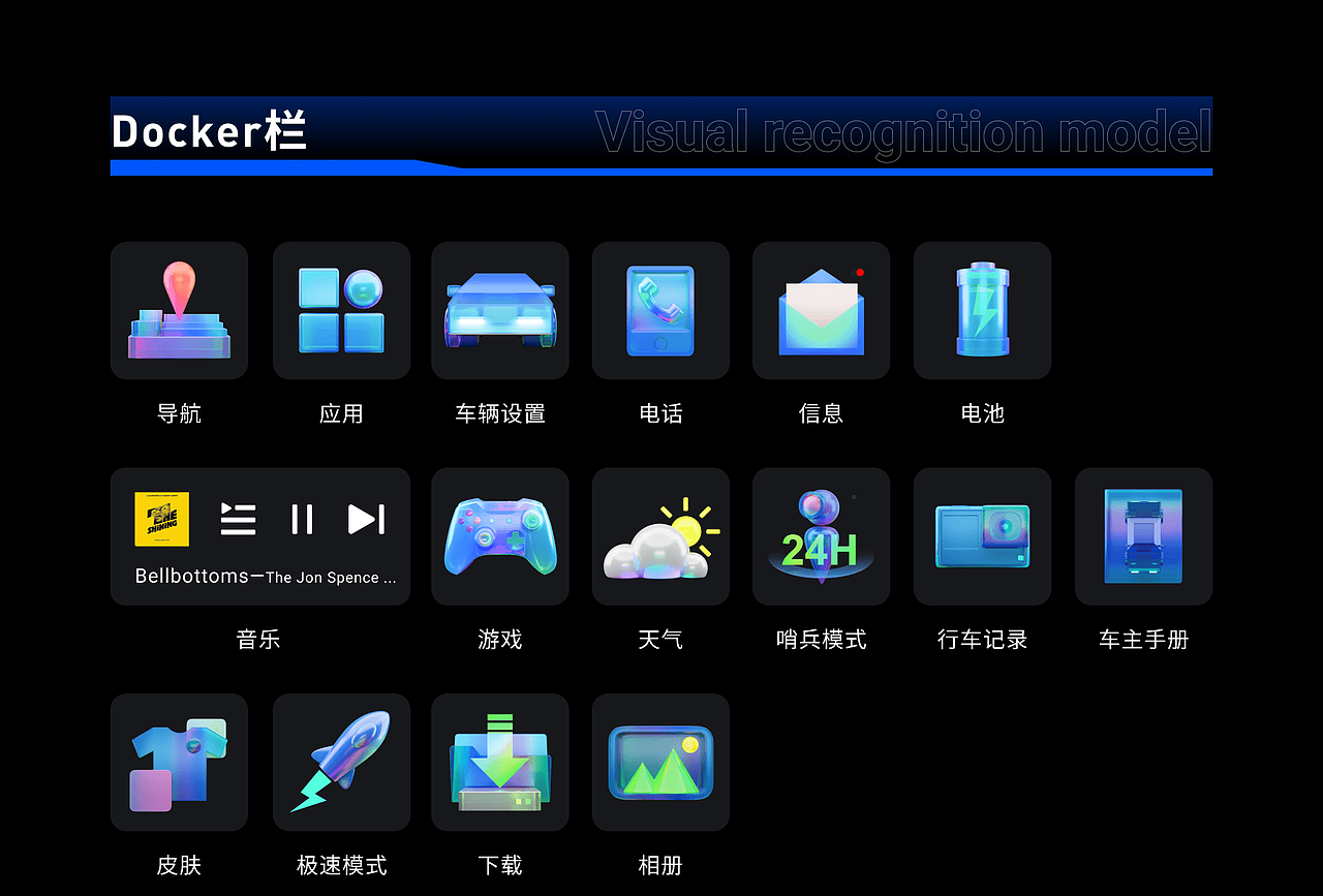 BYD比亚迪智能座舱HMI设计（图ZMzE3MTIzNzQ4） - 其他UI - 站酷设计师设计师王小明007原创素材 - 站酷ZCOOL