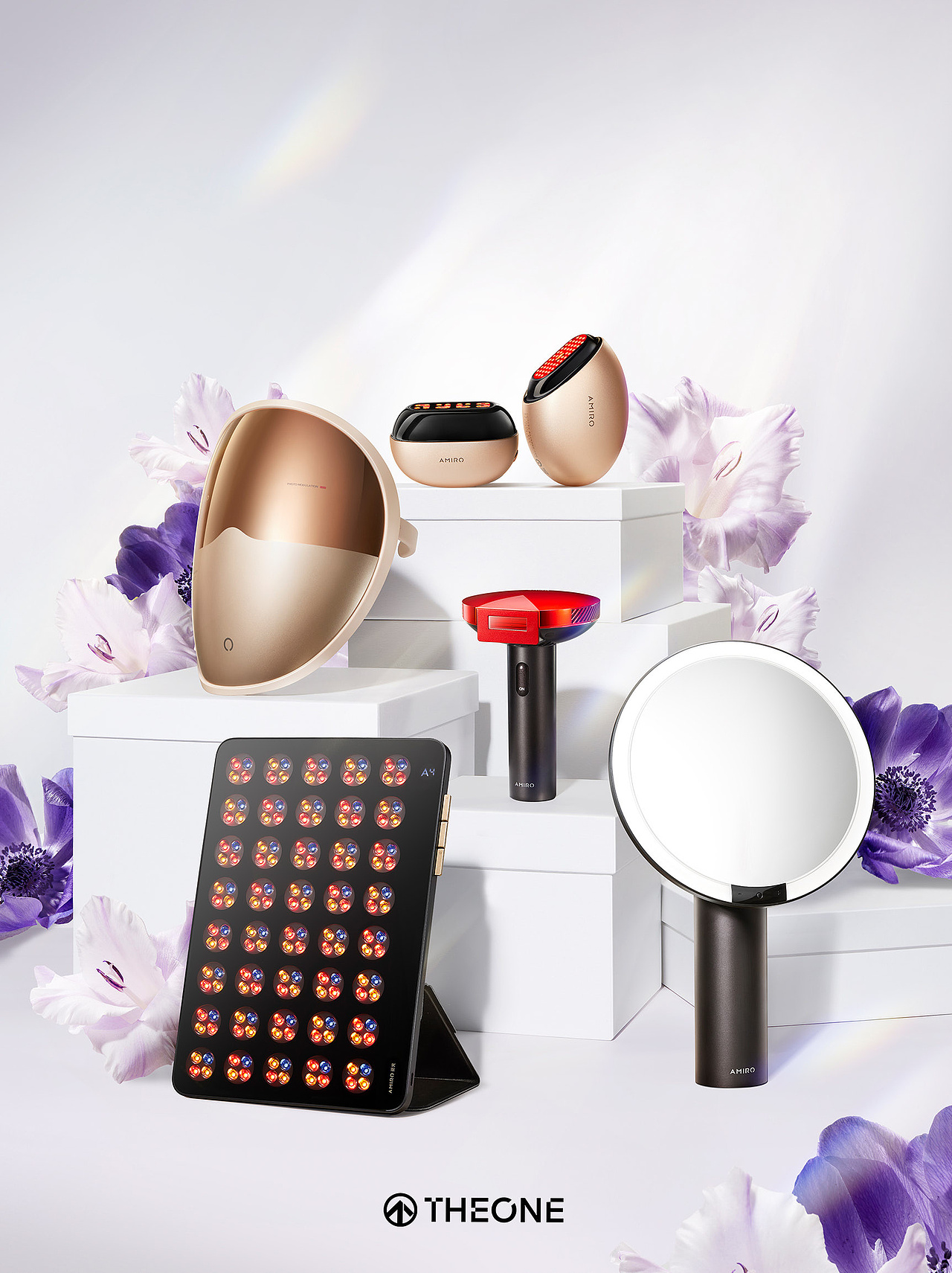 觅光美容仪女王节拍摄